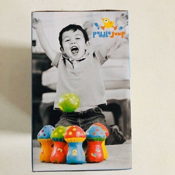 Mushroom Bowling Toddler Toy Game Soft - Picture 3 of 5